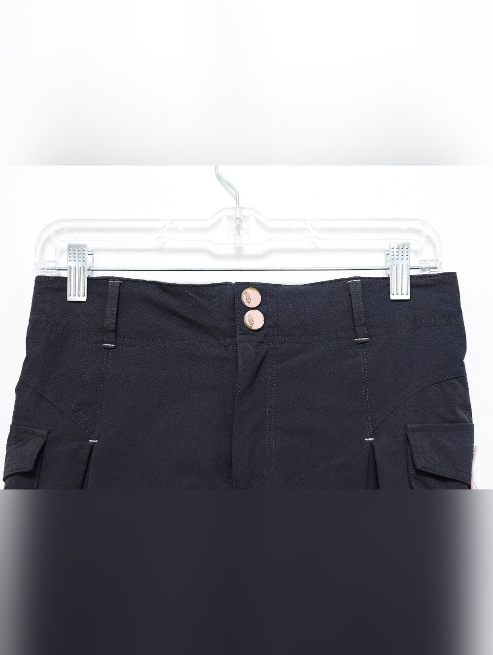 FP Movement Great Yonder Skort Pleat Mini Skirt Sz S Gray Pink Cargo Activewear - Picture 4 of 12